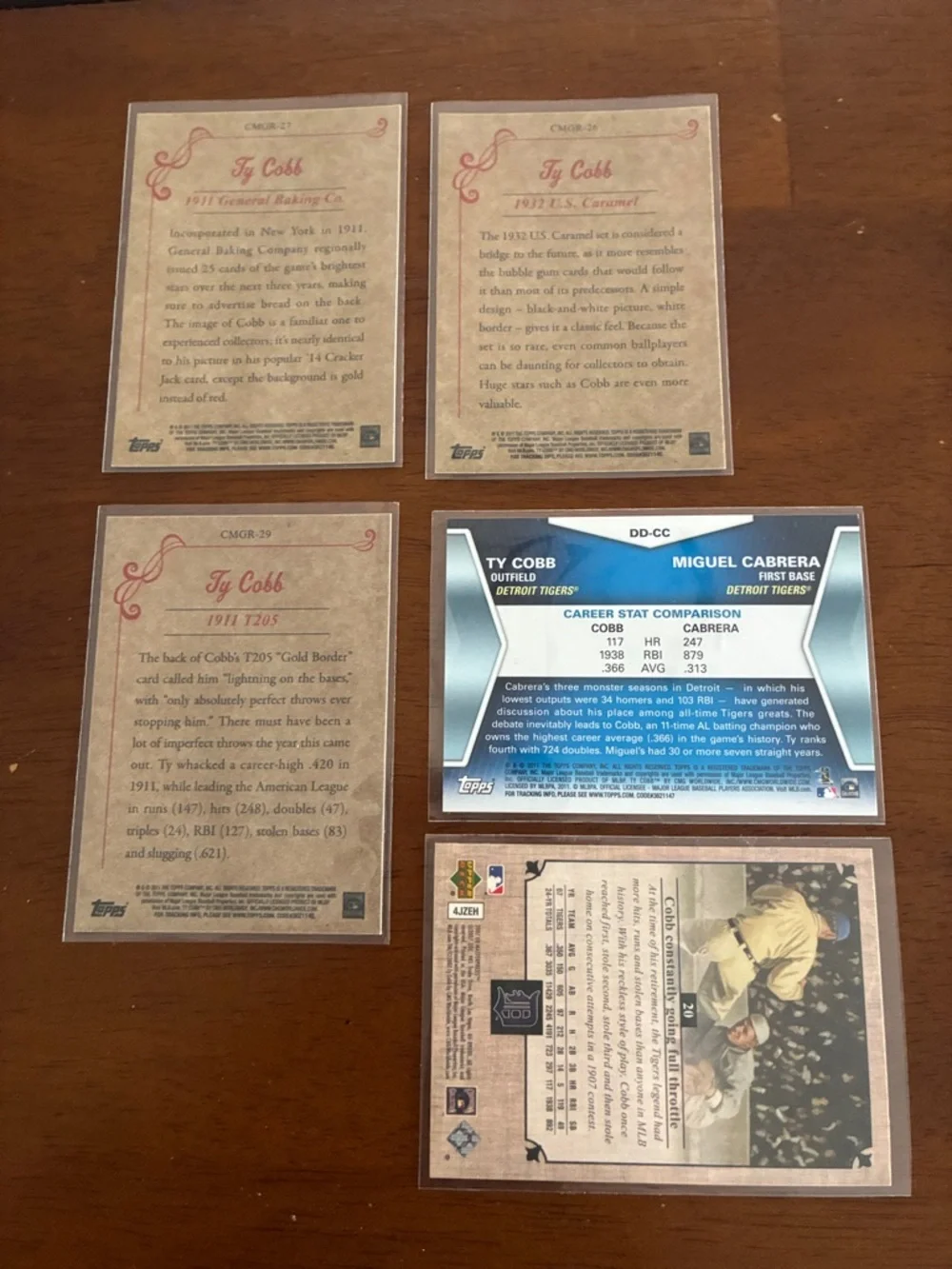 13 Card Ty Cobb Lot - Picture 7 of 7